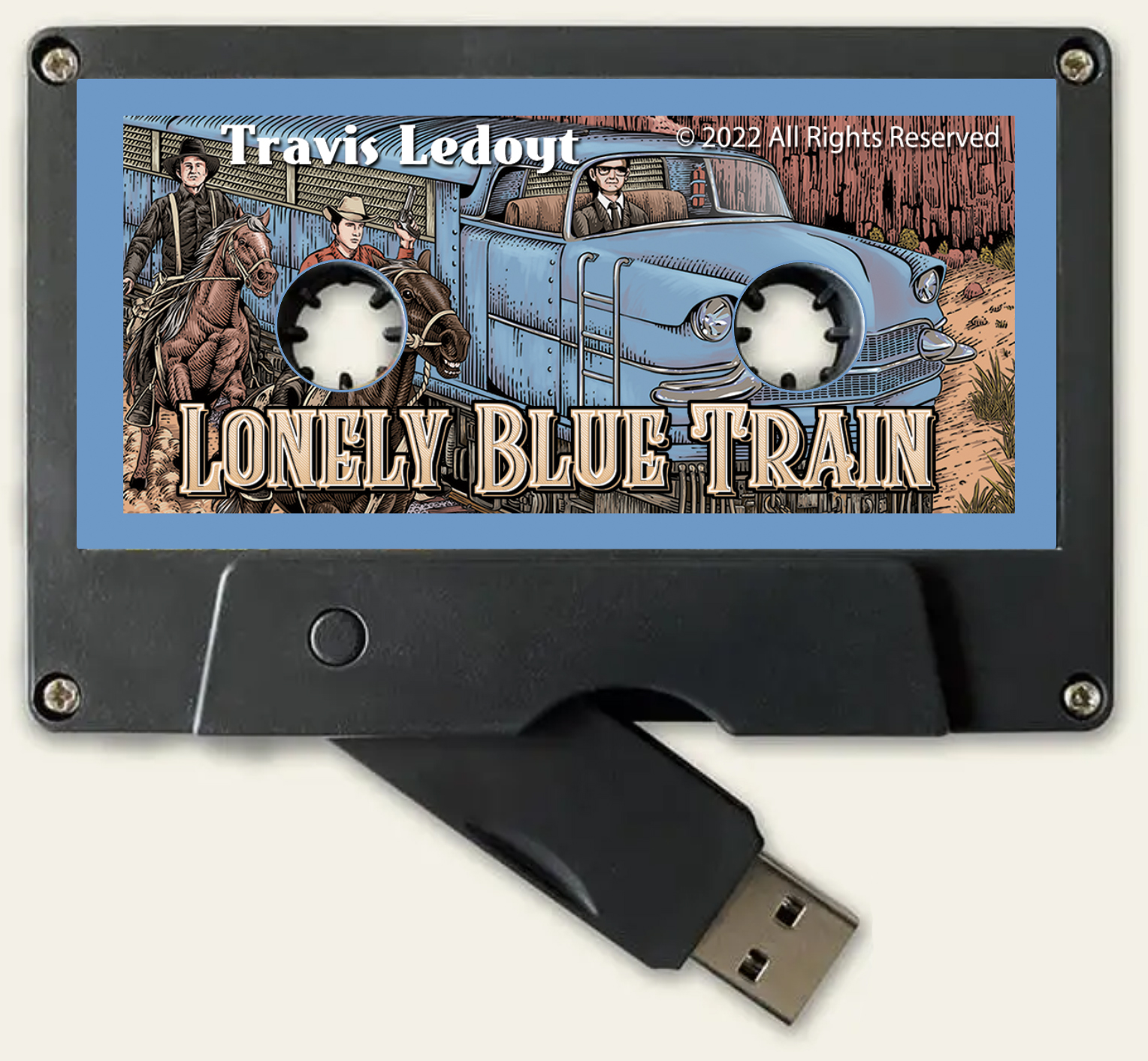 Lonely Blue Train – USB